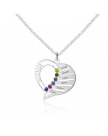 Personalized Birthstone Necklace JEWJONE101577